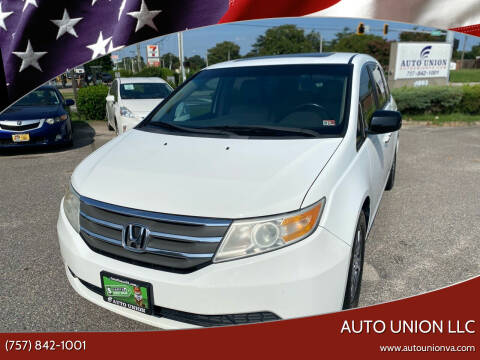 2012 Honda Odyssey for sale at Auto Union LLC in Virginia Beach VA
