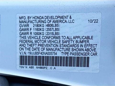 2022 Acura TLX w/Tech