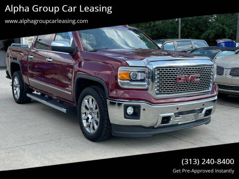2015 GMC Sierra 1500 for sale at Alpha Group Car Leasing in Redford MI