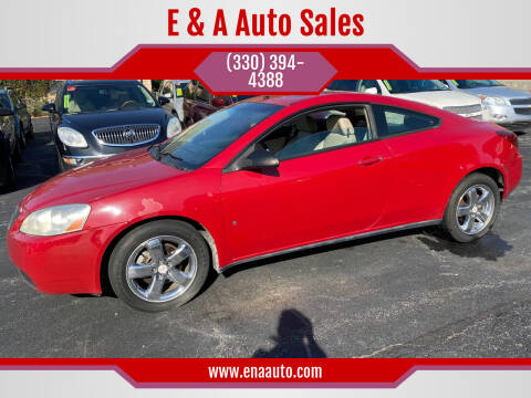 2007 Pontiac G6 for sale at E & A Auto Sales in Warren OH