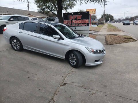 2014 Honda Accord for sale at Bad Credit Call Fadi in Dallas TX