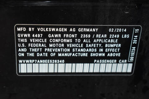 2014 Volkswagen CC Executive PZEV