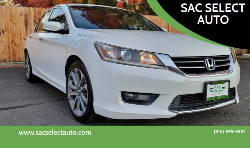 2014 Honda Accord for sale at SAC SELECT AUTO in Sacramento CA