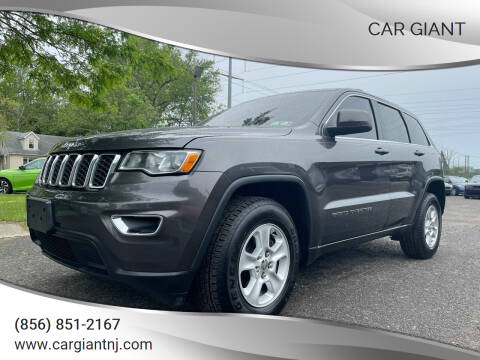 2017 Jeep Grand Cherokee for sale at Car Giant in Pennsville NJ