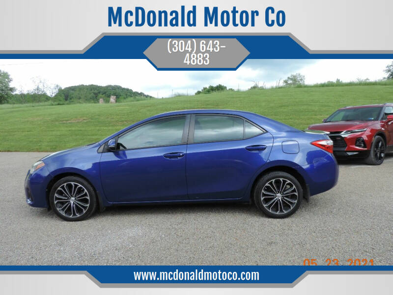 2014 Toyota Corolla for sale at McDonald Motor Co in Harrisville WV