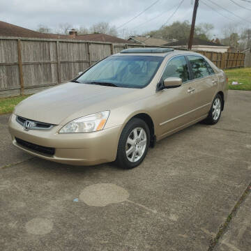 2005 Honda Accord for sale at MOTORSPORTS IMPORTS in Houston TX