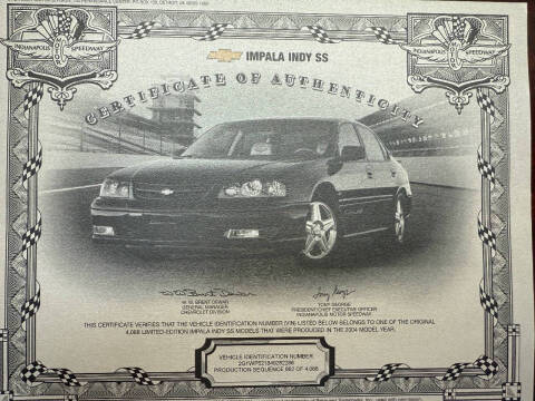 2004 Chevrolet Impala SS Supercharged