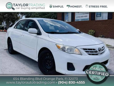 2013 Toyota Corolla for sale at Taylor Trading in Orange Park FL