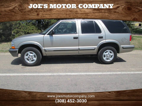 1998 Chevrolet Blazer for sale at Joe's Motor Company in Hazard NE
