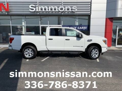 2022 Nissan Titan XD for sale at SIMMONS NISSAN INC in Mount Airy NC