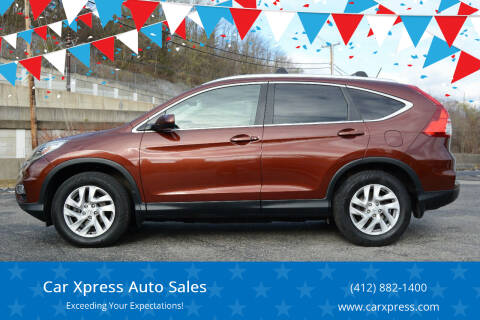 2015 Honda CR-V for sale at Car Xpress Auto Sales in Pittsburgh PA