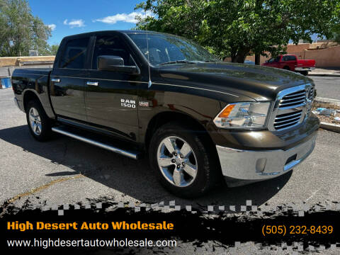 2013 RAM 1500 for sale at High Desert Auto Wholesale in Albuquerque NM