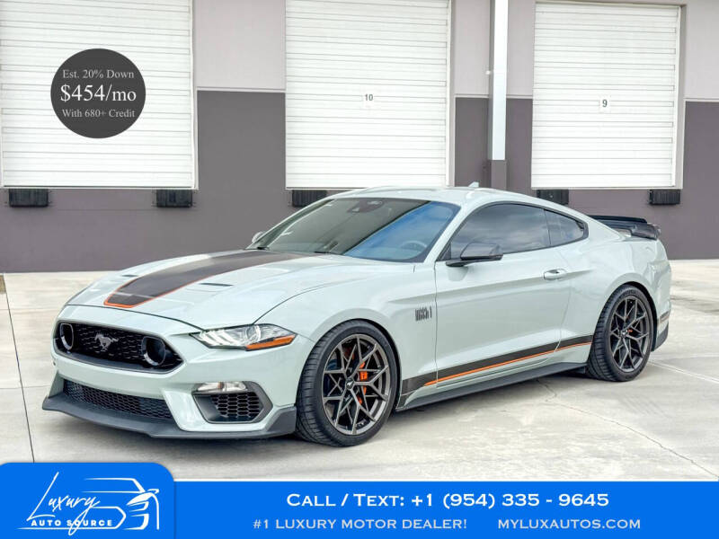 2021 Ford Mustang Mach 1