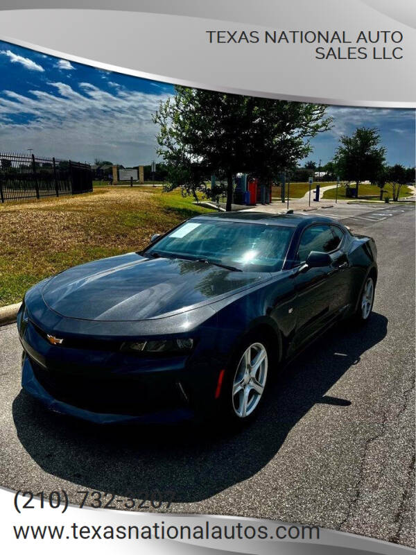 2016 Chevrolet Camaro for sale at Texas National Auto Sales LLC in San Antonio TX