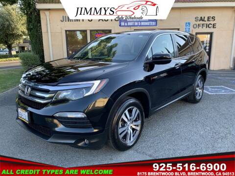 2017 Honda Pilot for sale at JIMMY'S AUTO WHOLESALE in Brentwood CA