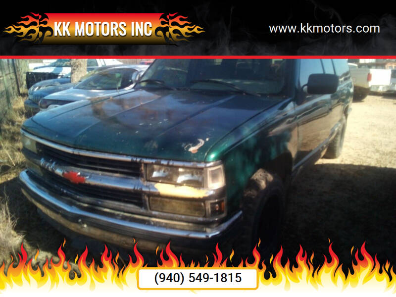 1995 Chevrolet Suburban for sale at KK Motors Inc in Graham TX