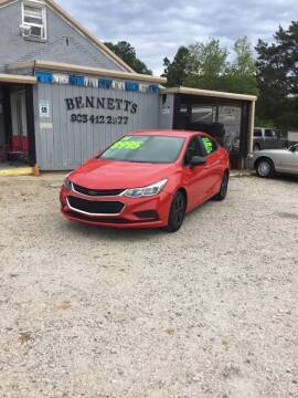 2016 Chevrolet Cruze for sale at Bennett Etc. in Richburg SC