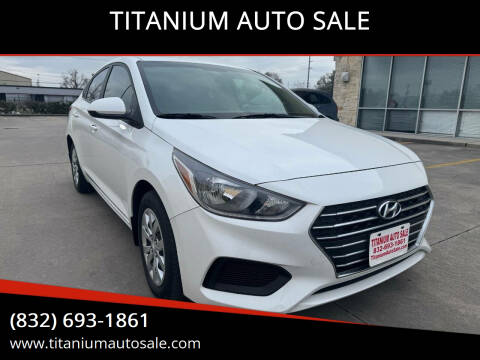2022 Hyundai Accent for sale at TITANIUM AUTO SALE in Houston TX