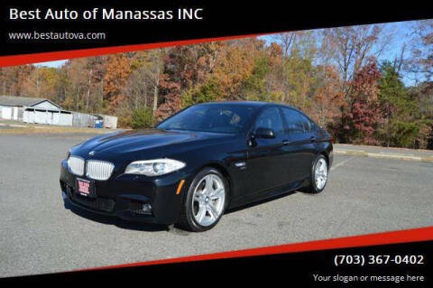 2011 BMW 5 Series for sale at Best Auto of Manassas INC in Manassas VA