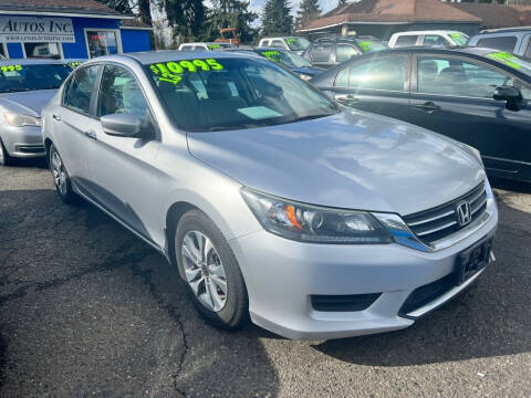 2013 Honda Accord for sale at Lino's Autos Inc in Vancouver WA