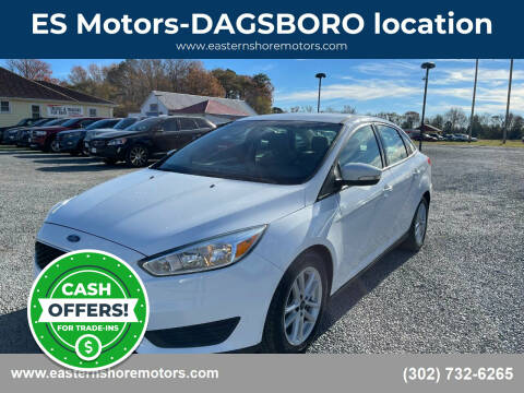 2017 Ford Focus for sale at ES Motors-DAGSBORO location in Dagsboro DE