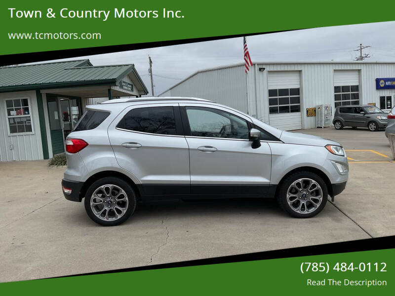 2020 Ford EcoSport for sale at Town & Country Motors Inc. in Meriden KS