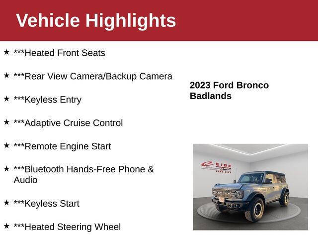 2023 Ford Bronco Badlands Advanced