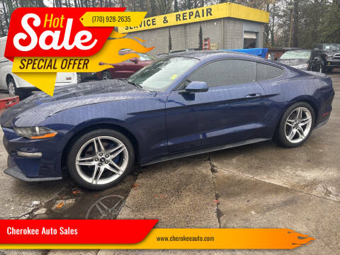 2018 Ford Mustang for sale at Cherokee Auto Sales in Acworth GA