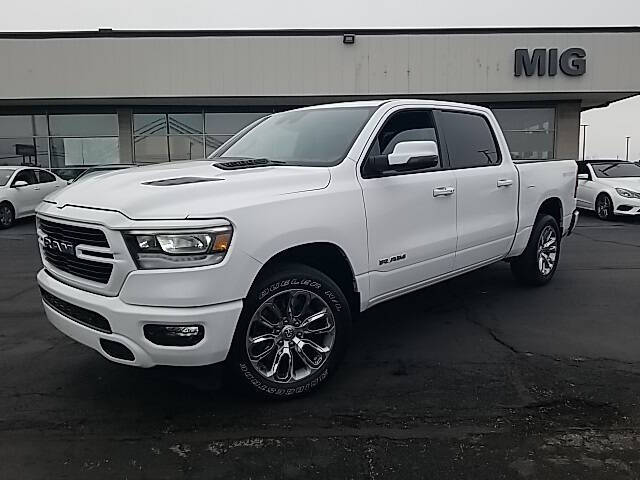 Used 2023 RAM Ram 1500 Pickup Laramie with VIN 1C6SRFJT7PN541349 for sale in Bellefontaine, OH