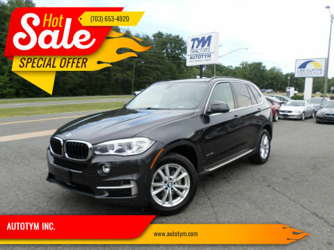 2015 BMW X5 for sale at AUTOTYM INC. in Fredericksburg VA