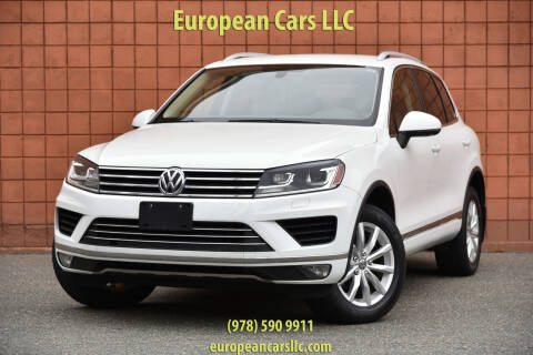 2015 Volkswagen Touareg for sale at European Cars in Salem MA