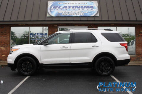 2013 Ford Explorer for sale at Platinum Auto World in Fredericksburg VA