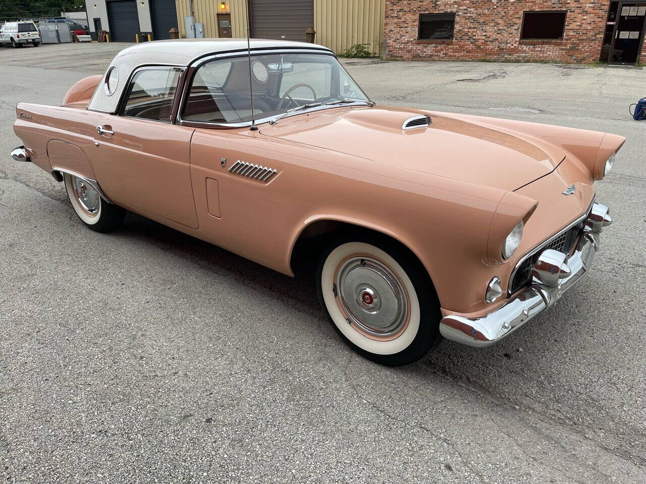 Tan 1956 Ford Thunderbird Convertible 2