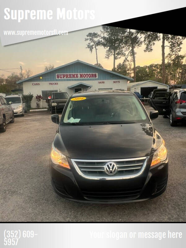 2014 Volkswagen Routan for sale at Supreme Motors in Tavares FL