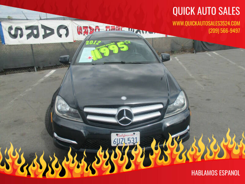 2012 Mercedes-Benz C-Class for sale at Quick Auto Sales in Ceres CA