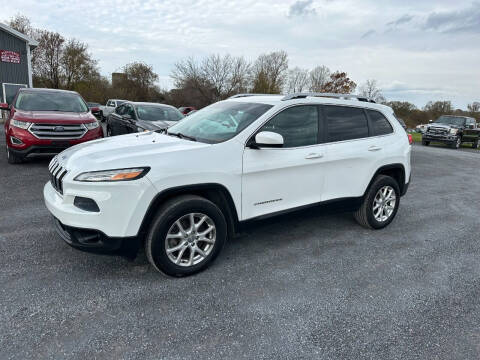 2014 Jeep Cherokee for sale at Riverside Motors in Glenfield NY