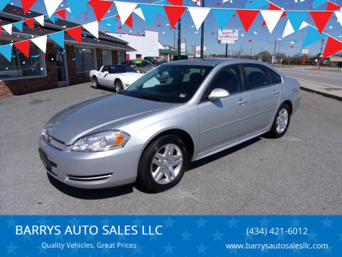 2014 Chevrolet Impala Limited for sale at BARRYS AUTO SALES LLC in Danville VA