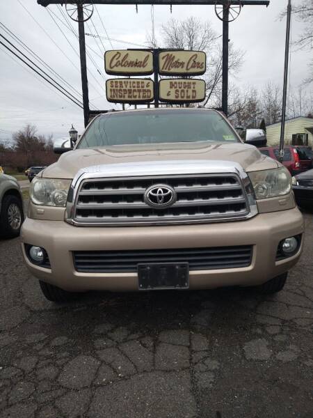 2008 Toyota Sequoia for sale at Colonial Motors Robbinsville in Robbinsville NJ