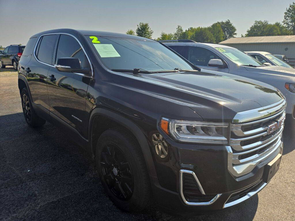 Black 2020 GMC Acadia SLE SLE 4dr SUV 1