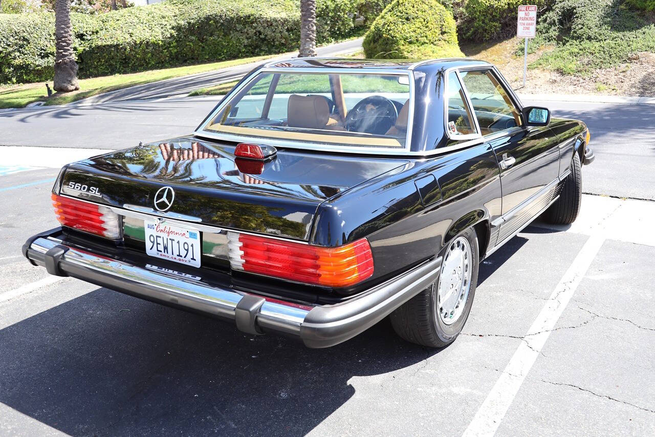 1987 Mercedes-Benz 560-Class for sale at DE AUTOS INC in San Juan Capistrano, CA