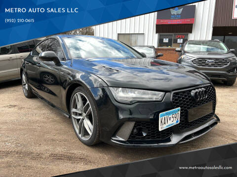 2018 Audi S7 for sale at METRO AUTO SALES LLC in Lino Lakes MN