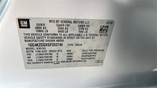 2016 Chevrolet Silverado 3500HD