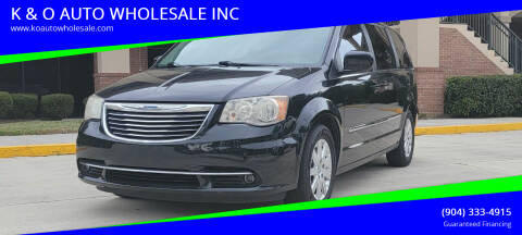 2014 Chrysler Town and Country for sale at K & O AUTO WHOLESALE INC in Jacksonville FL