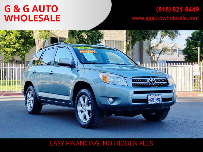 2008 Toyota RAV4 for sale at G & G AUTO WHOLESALE in North Hollywood CA