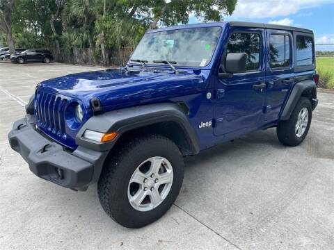 2020 Jeep Wrangler Unlimited for sale at Florida Fine Cars - West Palm Beach in West Palm Beach FL