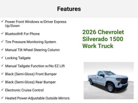 2026 Chevrolet Silverado 1500 Work Truck