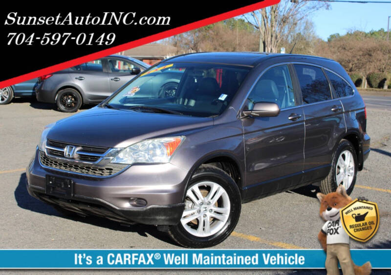 2010 Honda CR-V for sale at Sunset Auto in Charlotte NC