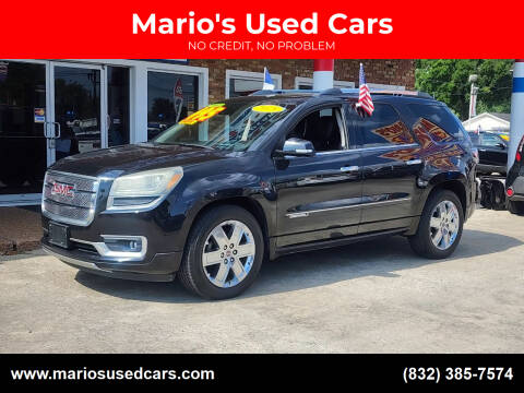 2015 GMC Acadia for sale at Mario's Used Cars - South Houston Location in South Houston TX