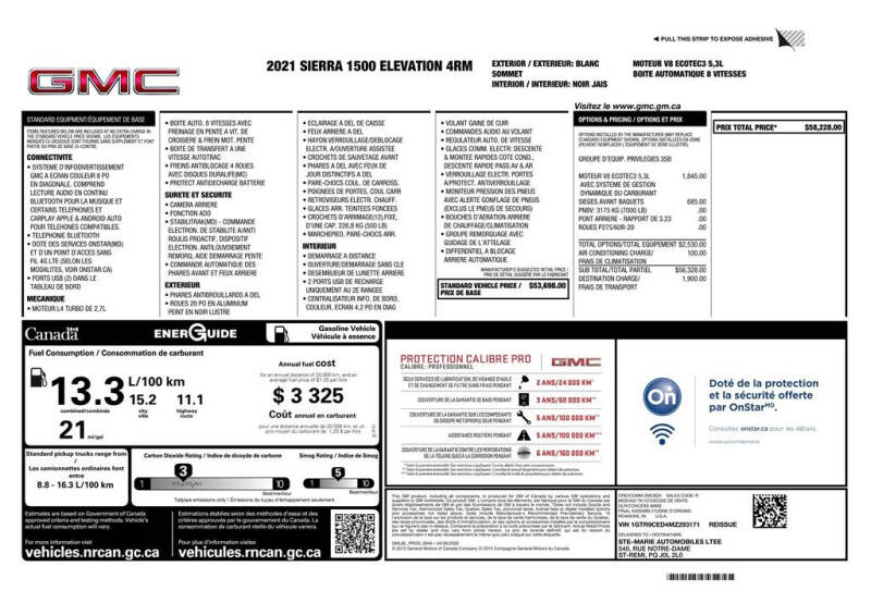 2021 GMC Sierra 1500 Elevation