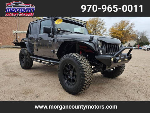 2016 Jeep Wrangler Unlimited for sale at Morgan County Motors in Yuma CO